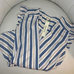 NWT STRIPED BLOUSE